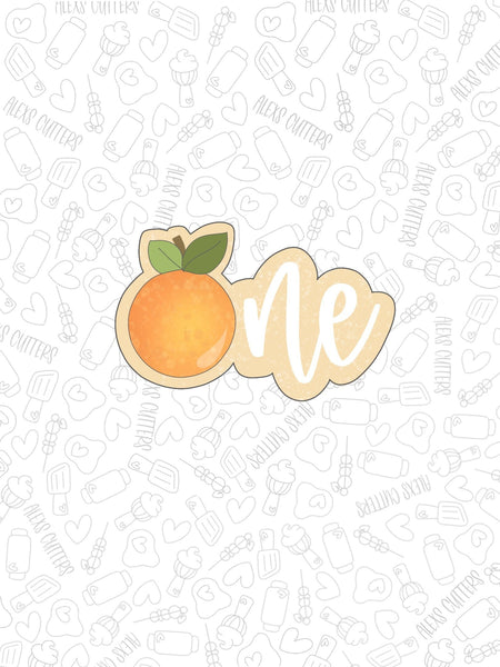 Orange Lettered One