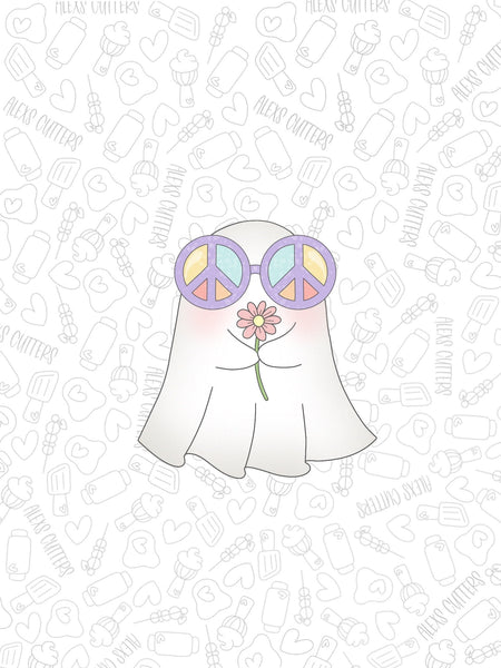Peace Glasses Daisy Ghost