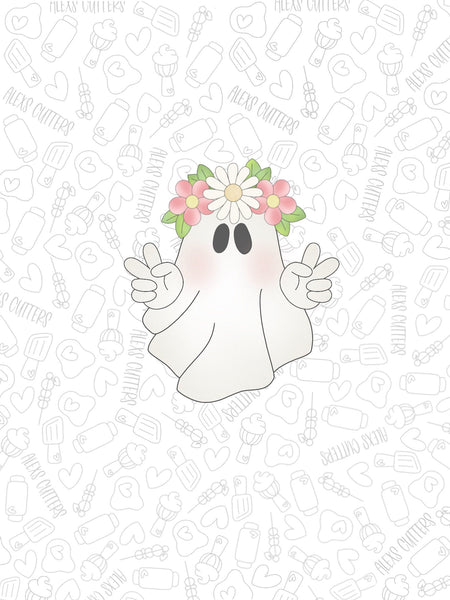 Floral Hippie Ghost