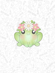 Floral Hippie Frog