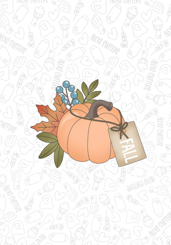 Fall Floral Pumpkin Tag 2022