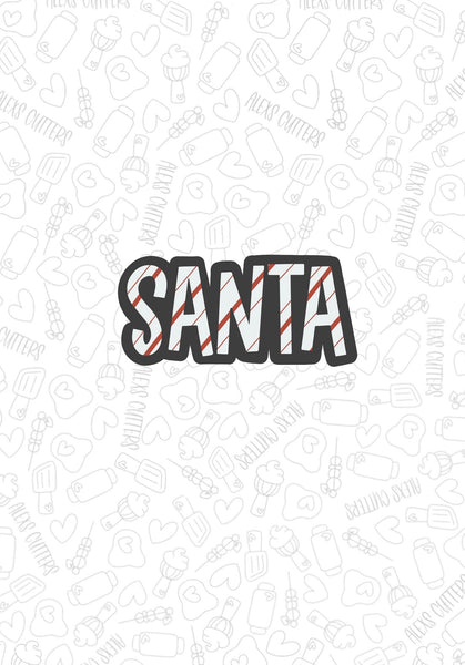 Santa Font name 2022