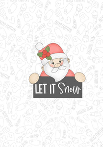 Let It Snow Snowman Plaque 2022