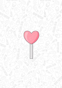 Heart Lollipop