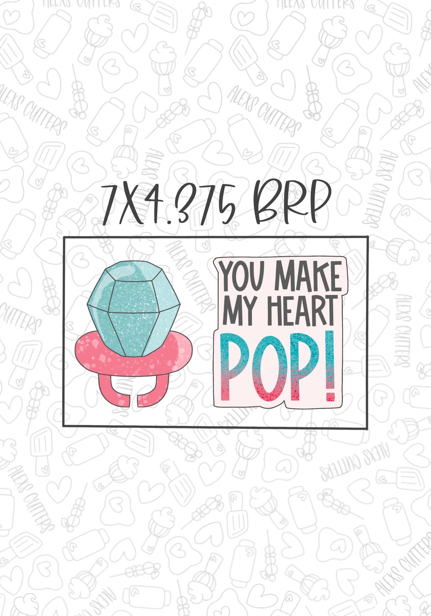 Heart Pop Brp Box 2 Cutters