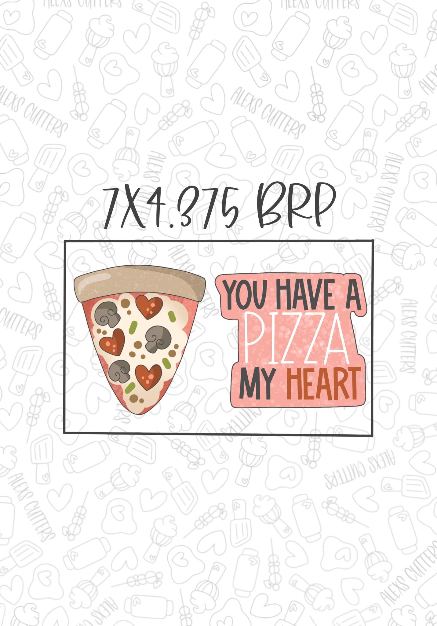 Pizza Heart Brp Box 2 Cutters