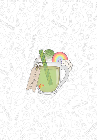 Rainbow mug Tag 2023 Cookie Cutter