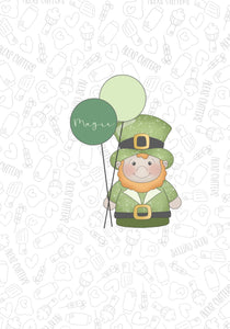 Leprechaun Balloon 2023 Cookie Cutter