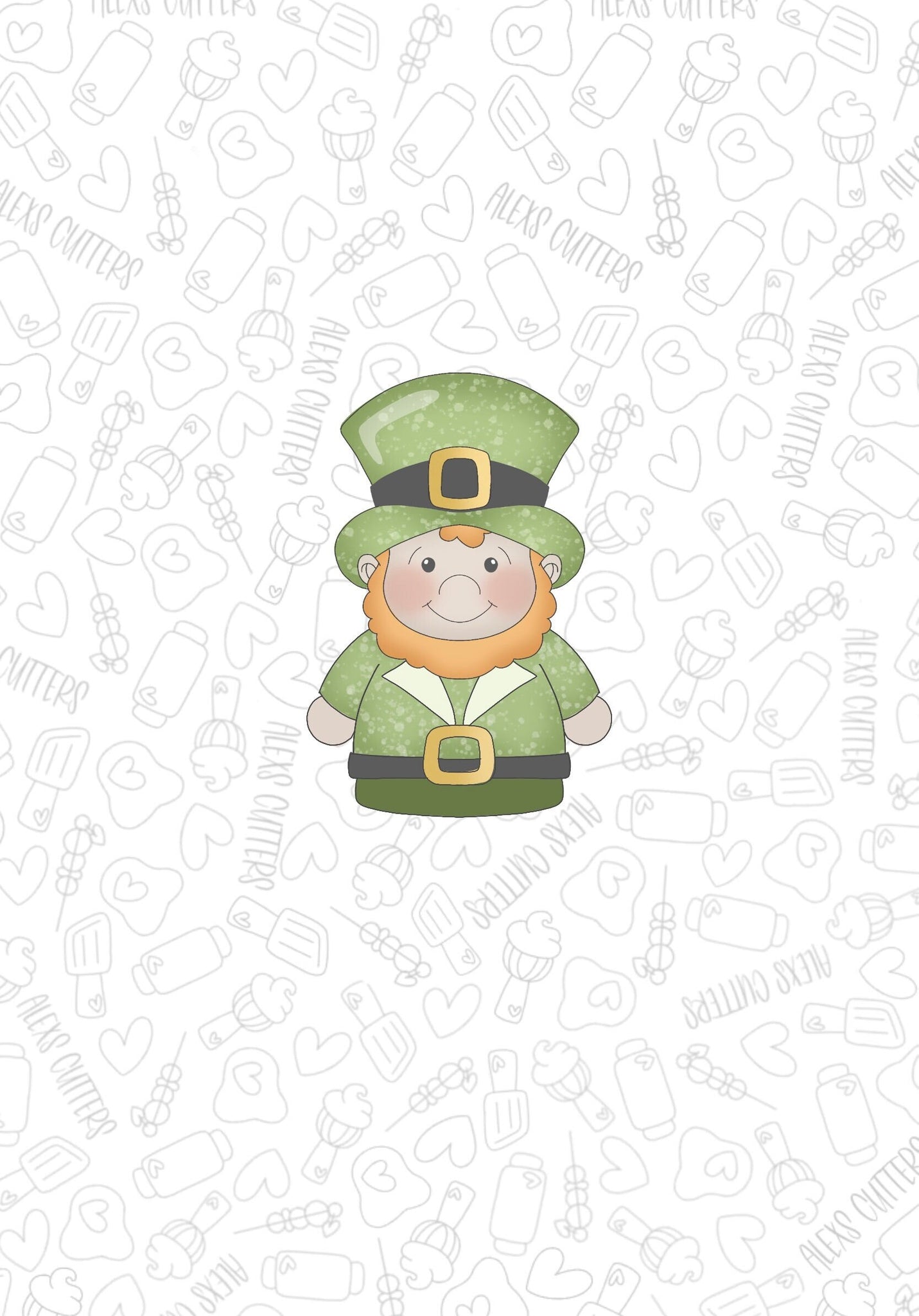 Leprechaun Body 2023 Cookie Cutter