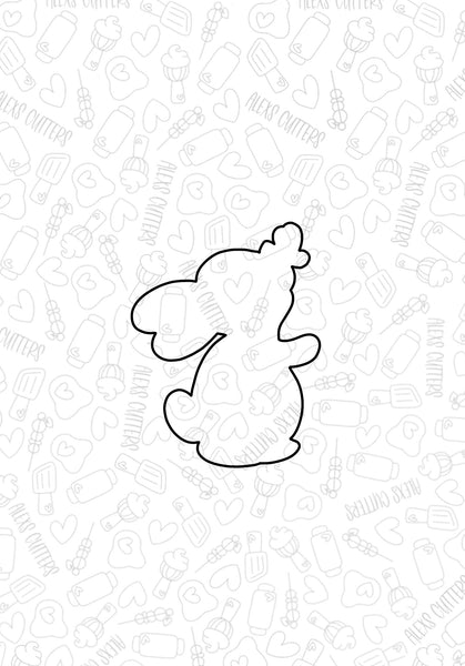 Bunny Butterfly 2023 Cookie Cutter