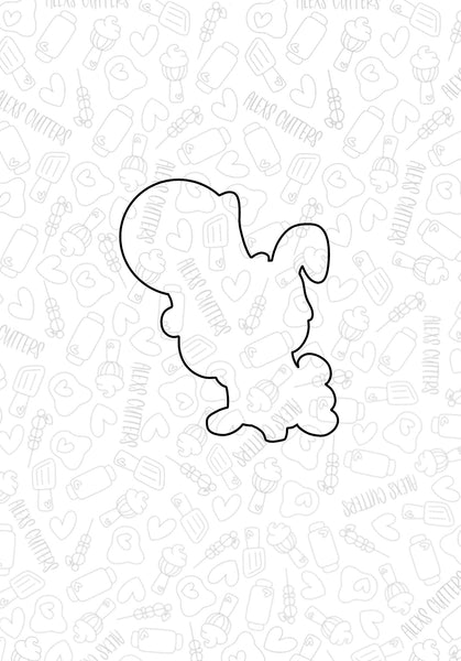 Balloon Rabbit 2023 Cookie Cutter