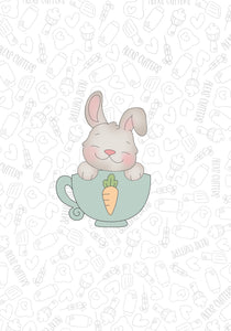 Rabbit Tea 2023 Cookie Cutter