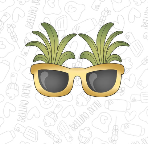 Pineapple Sunglasses 2023 Cookie cutter